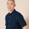 Amazon Essentials Men’s Short-Sleeve Oxford Shirt with Pocket, Navy, X-Large