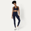Amazon Essentials Women’s Active FormFlex Buttery Soft Light Support Halter V-Neck Sports Bra(Navy)