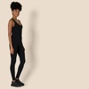 Amazon Essentials Women’s Active Formflex Buttery Soft One Piece Full Length Workout Jumpsuit with Built-In Bra(Black)