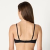Amazon Essentials Women’s Cotton Jersey Scoop Bralette, Pack of 2(Black / White)