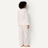 Amazon Essentials Women’s Cotton Stretch Poplin Pajama Set, Short Sleeve Button-Down with Shorts(Pale Pink)