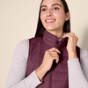 Amazon Essentials Women’s Lightweight Water-Resistant Packable Puffer Vest(Burgundy)