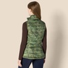 Amazon Essentials Women’s Lightweight Water-Resistant Packable Puffer Vest(Green Camo)
