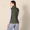Amazon Essentials Women’s Lightweight Water-Resistant Packable Puffer Vest(Olive)