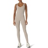 Amazon Essentials Women’s Active Formflex Buttery Soft One Piece Full Length Workout Jumpsuit with Built-In Bra(Taupe)