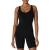 Amazon Essentials Women’s Active Formflex Buttery Soft One Piece Shorts Romper Jumpsuit with Built-In Bra(Black)