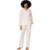 Amazon Essentials Women’s Cotton Stretch Poplin Pajama Set, Short Sleeve Button-Down with Shorts(Pale Pink)