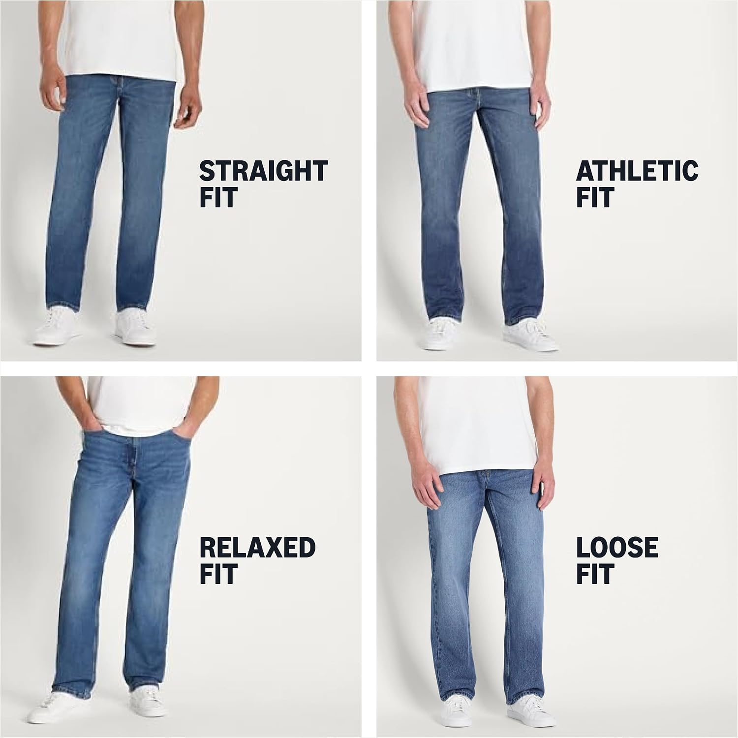 image:imageAmazon Essentials Mens RelaxedFit Heavyweight Rigid Jeans 5 Pocket StylingIced Light Wash