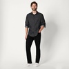 Amazon Essentials Men’s Regular-Fit Long-Sleeve Button-Down Denim Shirt(Black Wash)