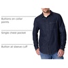 Amazon Essentials Men’s Regular-Fit Long-Sleeve Button-Down Denim Shirt(Rinse)
