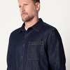 Amazon Essentials Men’s Regular-Fit Long-Sleeve Button-Down Denim Shirt(Rinse)