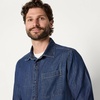 Amazon Essentials Men’s Regular-Fit Long-Sleeve Button-Down Denim Shirt(Stone Medium Wash)