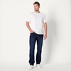 Amazon Essentials Men’s Relaxed-Fit Heavyweight Rigid Jeans, 5 Pocket Styling(Dark Midnight Wash)