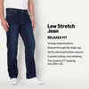 Amazon Essentials Men’s Relaxed-Fit Heavyweight Rigid Jeans, 5 Pocket Styling(Dark Midnight Wash)