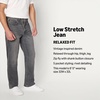 Amazon Essentials Men’s Relaxed-Fit Heavyweight Rigid Jeans, 5 Pocket Styling(Grey Wash)