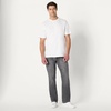 Amazon Essentials Men’s Relaxed-Fit Heavyweight Rigid Jeans, 5 Pocket Styling(Grey Wash)