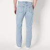 Amazon Essentials Men’s Relaxed-Fit Heavyweight Rigid Jeans, 5 Pocket Styling(Iced Light Wash)