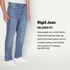 Amazon Essentials Men’s Relaxed-Fit Heavyweight Rigid Jeans, 5 Pocket Styling(Medium Blue Vintage)