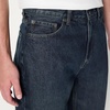 Amazon Essentials Men’s Relaxed-Fit Heavyweight Rigid Jeans, 5 Pocket Styling(Tinted Dark Wash)