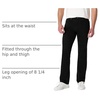 Amazon Essentials Men’s Straight-Fit Jeans, Midweight Vintage Inspired Denim, Fitted Through Hip and Thigh(Black)
