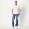Amazon Essentials Men’s Straight-Fit Jeans, Midweight Vintage Inspired Denim, Fitted Through Hip and Thigh(Tinted Medium Blue)