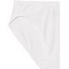 Amazon Essentials Women’s Cotton High Leg Brief Underwear Plus, Pack of 10(White)