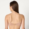 Amazon Essentials Women’s Cotton Jersey Lined Plunge Bralette(Black / Washed Bronze)