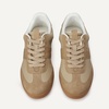 Amazon Essentials Women’s Low Top Retro Sneaker with Padded Collar(Tan)