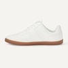 Amazon Essentials Women’s Low Top Retro Sneaker with Padded Collar(White)