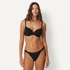 Amazon Essentials Women’s Microfiber Full Coverage Bra, Pack of 2(Black / Washed Bronze)