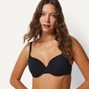 Amazon Essentials Women’s Microfiber Full Coverage Bra, Pack of 2(Black / Washed Bronze)