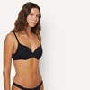 Amazon Essentials Women’s Microfiber Full Coverage Bra, Pack of 2(Black)