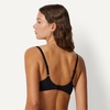 Amazon Essentials Women’s Microfiber Full Coverage Bra, Pack of 2(Black)