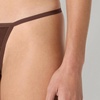 Amazon Essentials Women’s Microfiber High Waisted Thongs, Pack of 6(Black / Rich Hazel / Washed Bronze)