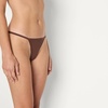 Amazon Essentials Women’s Microfiber High Waisted Thongs, Pack of 6(Black / Rich Hazel / Washed Bronze)