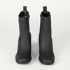 Amazon Essentials Women’s Mid Calf Heeled Chelsea Boots, Slip On with Lug Sole(Black)