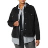 Amazon Essentials Women’s Regular-Fit Denim Jean Jacket (Available in Plus Size)(Black Wash)