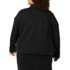Amazon Essentials Women’s Regular-Fit Denim Jean Jacket (Available in Plus Size)(Black Wash)
