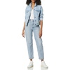 Amazon Essentials Women’s Regular-Fit Denim Jean Jacket (Available in Plus Size)(Light Wash)