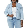 Amazon Essentials Women’s Regular-Fit Denim Jean Jacket (Available in Plus Size)(Light Wash)