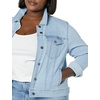 Amazon Essentials Women’s Regular-Fit Denim Jean Jacket (Available in Plus Size)(Light Wash)