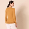 Amazon Essentials Women’s Regular-Fit Lightweight Long-Sleeve V-Neck Sweater, Ribbed, Cozy Soft (Available in Plus Size)(Mustard Heather)