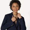 Amazon Essentials Women’s Regular-Fit Woven Single-Breasted Blazer(Navy)
