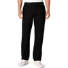 Amazon Essentials Men’s Relaxed-Fit Heavyweight Rigid Jeans, 5 Pocket Styling(Black)
