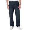 Amazon Essentials Men’s Relaxed-Fit Heavyweight Rigid Jeans, 5 Pocket Styling(Tinted Dark Wash)