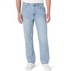 Amazon Essentials Men’s Relaxed-Fit Heavyweight Rigid Jeans, 5 Pocket Styling(Vintage Blue)