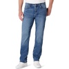 Amazon Essentials Men’s Straight-Fit Jeans, Midweight Vintage Inspired Denim, Fitted Through Hip and Thigh(Tinted Medium Blue)