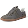 Amazon Essentials Women’s Low Top Retro Sneaker with Padded Collar(Grey)