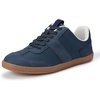 Amazon Essentials Women’s Low Top Retro Sneaker with Padded Collar(Navy)