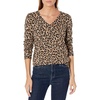 Camel Heather Animal Print